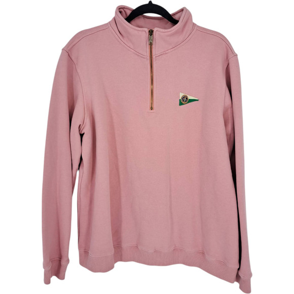 Kiel James Patrick Tops - Kiel James Patrick KJP Harbor Sunset Women's Quarter Zip Sweatshirt Size XXL